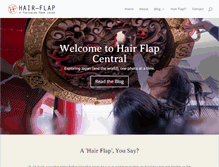 Tablet Screenshot of hair-flap.com